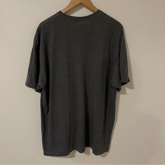 Neff x Disney Shurg Life Mickey Charcoal Gray Light Blue Floral Graphic Tee-XL - Picture 3 of 10